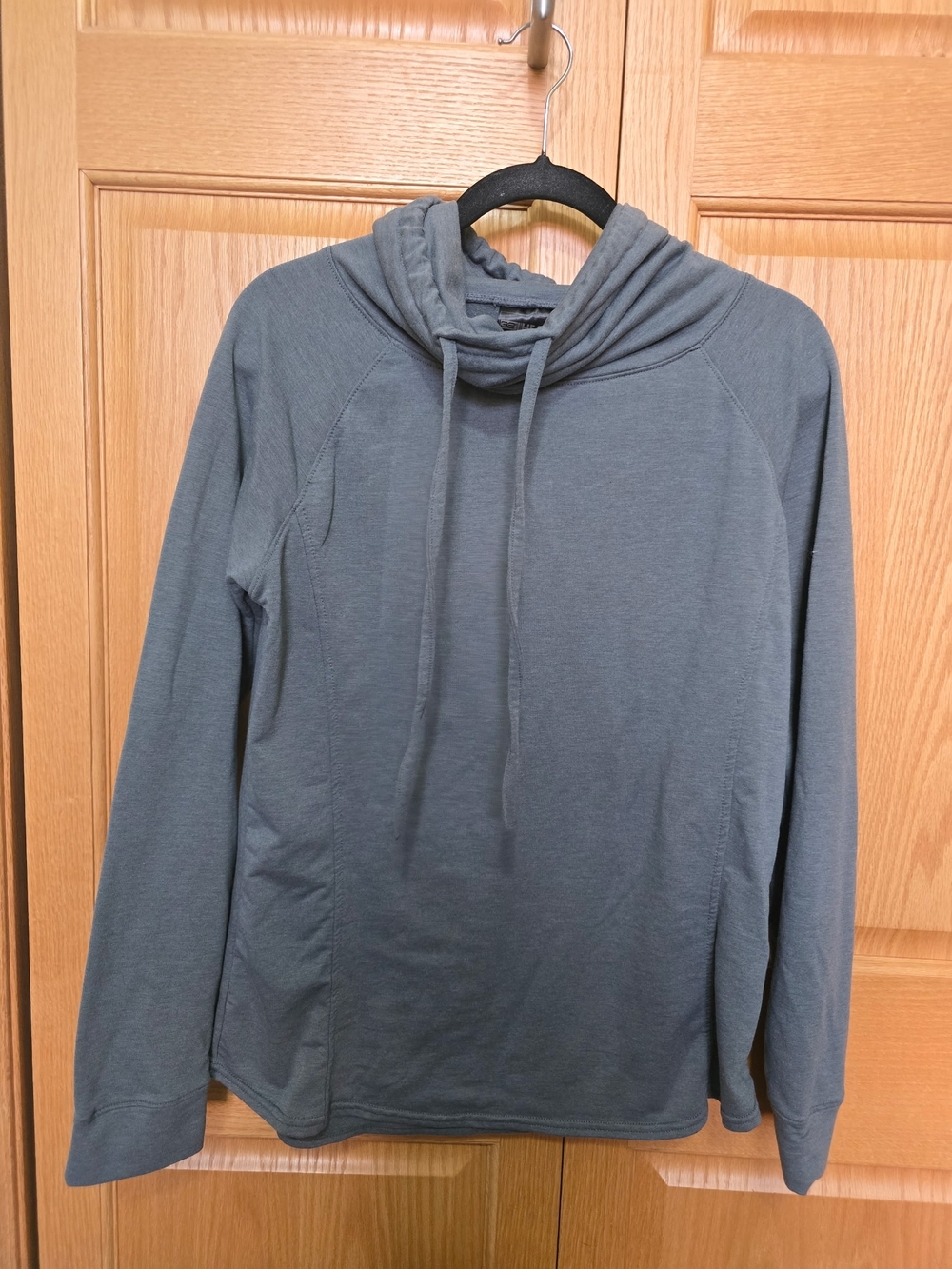 32 Degrees Heather Gray Crewneck Pullover with Drawstring